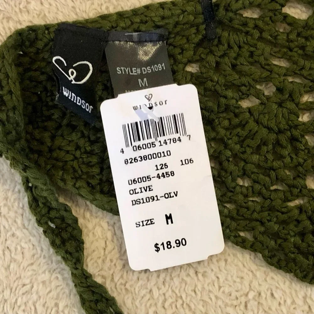 Windsor Store Women's Olive Green Bikini Top - Medium - Brand New with Tags - Picture 4 of 11